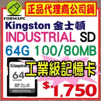 在飛比找Yahoo!奇摩拍賣優惠-【SDIT】金士頓 Kingston Industrial 