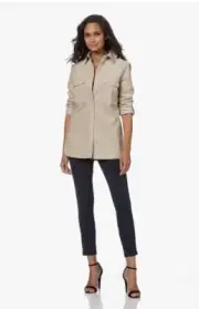 NWT SPANX Perfect Pant 4-Pocket Classic Navy Ankle Pants Medium Petite MSRP $128