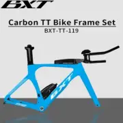 Full Carbon TT Bike Frame Set Time Trial Road Bicycle Frame Disc Brake Racing