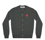 [COMME des GARCONS PLAY] 雙眼男士開襟衫