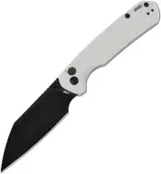 NEW CJRB Pyrite Light Button Lock Gray Folding Knives