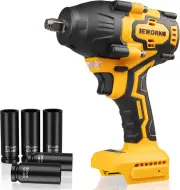 Cordless Impact Wrench 1/2 Inch up to 775 Ft-Lbs Torque Brushless Impact Gun, Po
