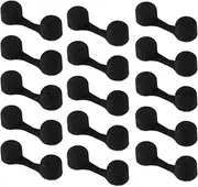 50Pcs Nose Plug Filter, Disposable Nose Dust Filters, Bulk Softness Sponge Nostril Filters, Nose Plug for Allergies and Dust, for Women Men Sunless Spray Tanning Outdoor Dust Construction Areas(Black)