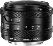 ASTRHORI 6.5mm f2.0 APS-C Fisheye Lens for M4/3 Mount Cameras