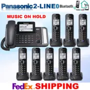 PANASONIC KX-TG9582B 2-LINE LINK2CELL - 1 CORDED PHONE + 8 CORDLESS HANDSETS