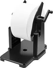 MUNBYN External Rolls Label Holder, 2 in 1 Fan-Fold Stack Paper Holder for Desktop Thermal Label Printer