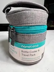nanobebe Breastmilk Baby Bottle Cooler & Travel Bag