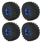 4Pcs 1/10 Scale Monster Truck Tires RC Car Tire And Wheels For 1/10 Remote BX