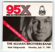 The Greg Allman Brothers Band Backstage Pass 1989 Country Southern Rock Music