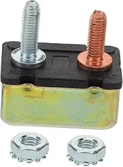 iplusmile 25a 12v/24v Auto-reset Circuit Breaker Marine Automotive Replacement Compact Metal Case
