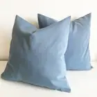 Pack of 2 Solid Cloudy Blue Cushion Cover - 45*45cm Square