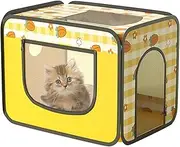 Pet Drying Box, Foldable Dog Crate - Portable Breathable Drying Room | Portable Pet Drying Chamber, Printed Soft Crate Anti-Hair
