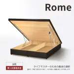【IHOUSE】羅馬 新型安全裝置後掀床架(雙人5尺)