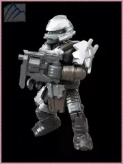 HALO MEGA CONSTRUX SILVER BANISHED BRUTE WARRIOR FIGURE GNB21 SKIFF INTERCEPT