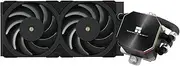 Thermalright Frozen Edge 240 Black Liquid CPU Water Cooler with 120mm PWM Fan,240 Black Cold Row Specification,Integrated Water-Cooler Heatsink for AMD/AM4/AM5,Intel LGA1700/1851/1150/1151/1200/2011