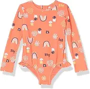[Roxy] Girls' Rainbow and Sun Long Sleeve Onesie