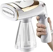 Steamer for Clothes, Portable Handheld Garment Steamer Fabrics Removes Wrinkles, 15-Second Fast Heat-up, Portable Travel Steamer with Large Detachable Water Tank