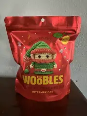 The Woobles Bernard the ELF Intermediate Crochet Kit Holiday Edition New SEALED