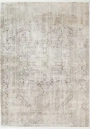Cordelia Trosky Distressed Vintage Beige & Multi Rug