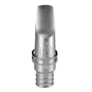 Saxophone Silver Plated Metal Mouthpiece Tenor Soprano Alto Frosted Mouthpiece