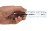 Eisco Labs 6" (15cm) Shatterproof Plastic Rulers - Pack of 10