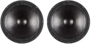 NEW Pair (2) 15" Heavy Duty Bass Speaker Woofer Pro Sub DJ Guitar Stereo 400W