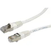 Dynamix PLW-AUGS-1 Cat6A RJ45 Patch Lead - 1m - White S/FTP - Shielded - 10G - 26AWG - Slimline - 500MHz - Gold Plated [PLW-AUGS-1]