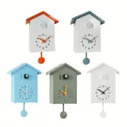 Clock 1pc ABS Supplies Art Wall Battery Powered Bird House Cuckoo Clock