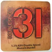 31 DOUBLE SPICED MUNICH DUNKEL Beer COASTER, Mat, DuClaw Brewing, MARYLAND 2011