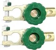 CVUTOVO 2Pcs Battery Power Cutoff Switch Automatic Disconnect Isolator for Car Battery Protection Tool Setup Compact Design for Various Vehicles