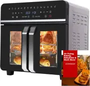 24Qt Large Air Fryer Oven French Door 15 in 1 Multi-Function Digital Controls Co