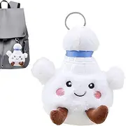 Stuffed Key Chain,Decorative Cute Badminton Keyring Doll - Plush Toy Key Chain For Kids Adults, Cartoon Bag Pendant For Backpacks