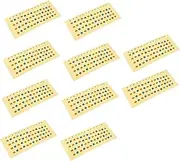 VINTORKY 10 Pcs Ukulele Scale Stickers Durable Musical Scale Guide for Beginners Easy Fretboard Learning Fade Practical Design for Ukuleles Enhance Playing Skills