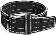 Workout Waist Belt, Back Workout, 4 Layers Cowhide Leather, Deep Squat Hard Pull to Protect Lumbar Spine, Perfect for Weightlifting Exercise, Fitness, Weight Loss