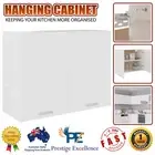 Hanging Cabinet White 80x31x60 cm Chipboard Wall-mounted Storage Shelf Furniture