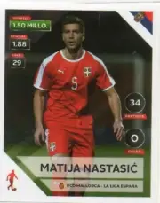 Matija Nastasic Sticker World Cup Qatar 2022