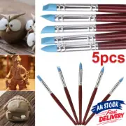 5pcs Silicone Fimo Sculpting Polymer AC1141 Clay Modelling Tools Rubber Carving