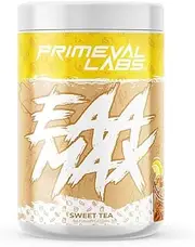 Primeval Labs EAA Max BCAA/EAA Formula Powder - Sweat Tea, Sweat Tea, 354 grams