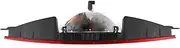 for Audi TT MK2 2007-2014 W Bulb Car Rear Bumper Center Fog Tail Light Lamp W Bulb Rear Lights