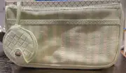 Bottega Veneta Parfum Clutch Pouch Cosmetic make up Bag with Mirror New In Box