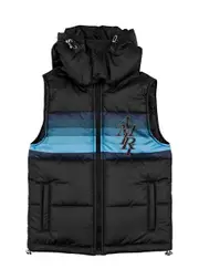 Amiri Kids Quilted Striped Shell Gilet (6-12 Years) - Black - 06YR (6 Years) 06YR (6 years)