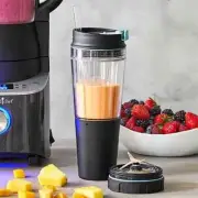 Pampered Chef Deluxe Cooking Blender SMOOTHIE CUP & ADAPTER-new, unopened box