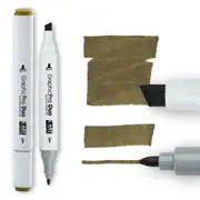 The Art Studio GraphicPro Duo Marker Bronze Green
