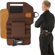 Sheath for Belt – Cowhide Leather Holder Holster | Durable Multi Tool Pouch, Multifunctional Leather Sheath for Outdoor, Work, and Everyday Carry Tools