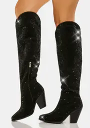 [AZALEA WANG] Where I Want To Be Knee High Boots
