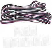 1Set Solderless Pin LED Strip Connector with Wire Transparent Track Lighting Adapter Easy Installation for LED Strip Lights Reliable and Durable Performance