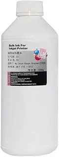 1000ML Dye Ink Inkjet Printer Ink - Compatible with Epson, Compatible with Canon, Compatible with HP, Compatible with Brother(1PCS LM)