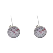 2x Acurite Large Frothing Thermometer 4cm Dia. Dial Home Kitchen Cooking Utensil