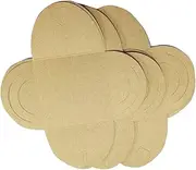 Mikinona 50Pcs CD Paper Sleeves Replay Recycled CD Case Vintage Style for Birthday Parties Business and Extra Space for Two Discs
