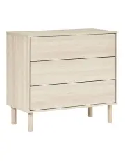 [Cooper & Co] Norquay Chest of 3 Drawers 80cm in Beige